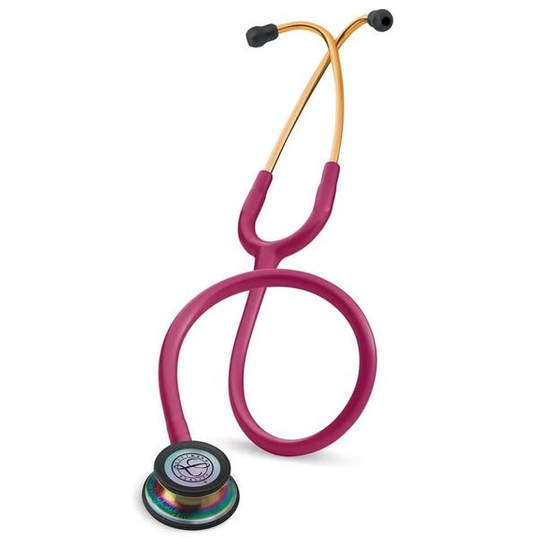 Imagem de Estetoscopio Adulto/Pediatrico Littmann Classic Iii 5806 Framboesa Rainbow Hb004407977