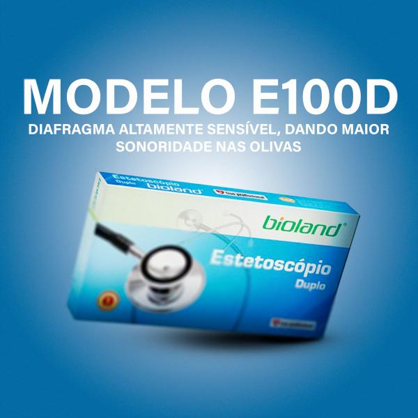 Imagem de Estetoscopio duplo mod.e100d preto - bioland