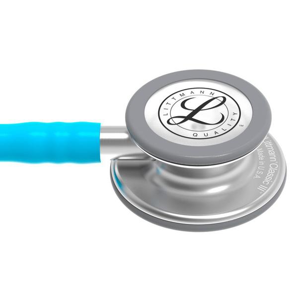 Imagem de Estetoscopio littmann classic iii azul turquesa 5835 3m