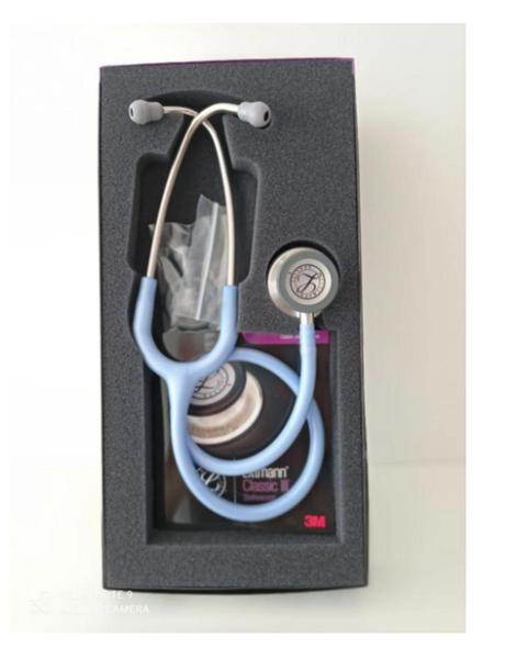 Imagem de Estetoscópio Littmann Classic lll + Esfigmomanômetro Pamed - Cores Variadas