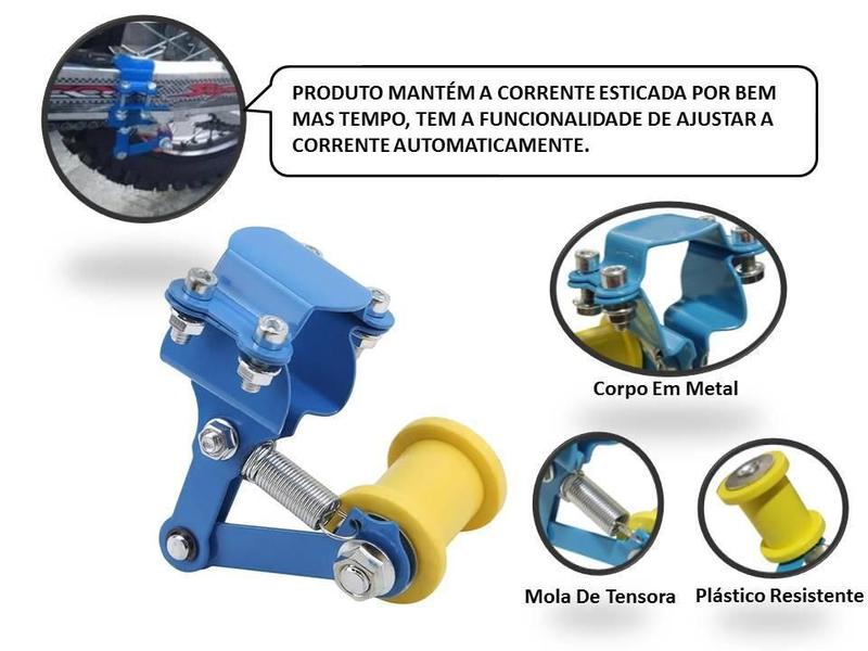 Imagem de Esticador Automático Corrente De Ferro ul Para Motos