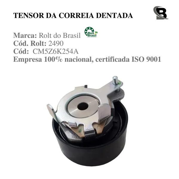 Imagem de Esticador Da Correia Dentada Ford Ka 1.0 3cc 2015 Em Diante