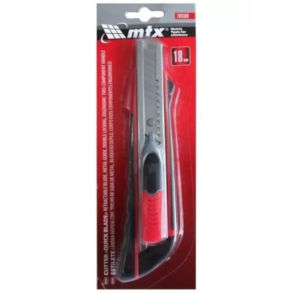 Imagem de Estilete Quik Blade 18mm Dupla Fixação - 789369 - MTX