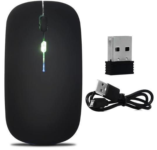 Estilo Que Se Destaca: Mouse Sem Fio Recarregável Led Rgb, - Mais Barato Imagem de Estilo Que Se Destaca: Mouse Sem Fio Recarregável Led Rgb,