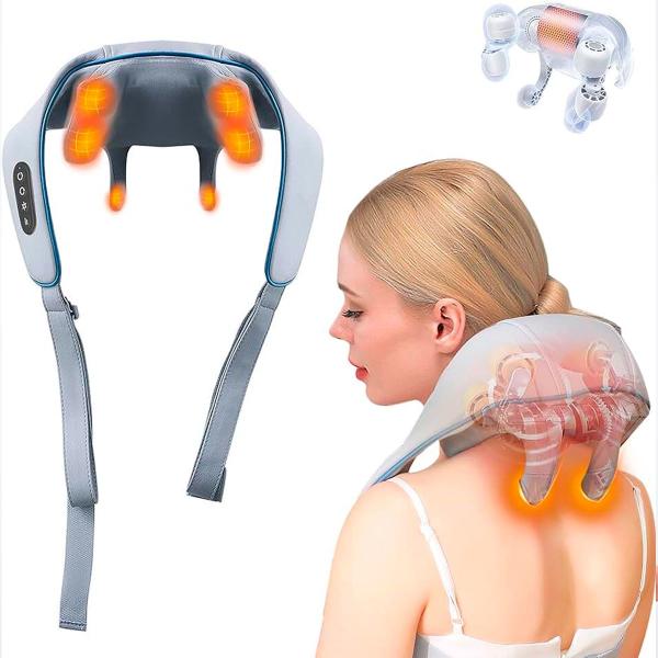 Estimulador de Massagem Recarregável para Pescoço Relaxante Alívio de Dores - GUIRO Imagem de Estimulador de Massagem Recarregável para Pescoço Relaxante Alívio de Dores