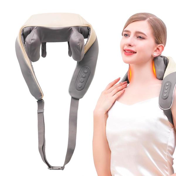 Estimulador de Massagem Recarregável para Pescoço Relaxante Alívio de Dores - GUIRO Imagem de Estimulador de Massagem Recarregável para Pescoço Relaxante Alívio de Dores