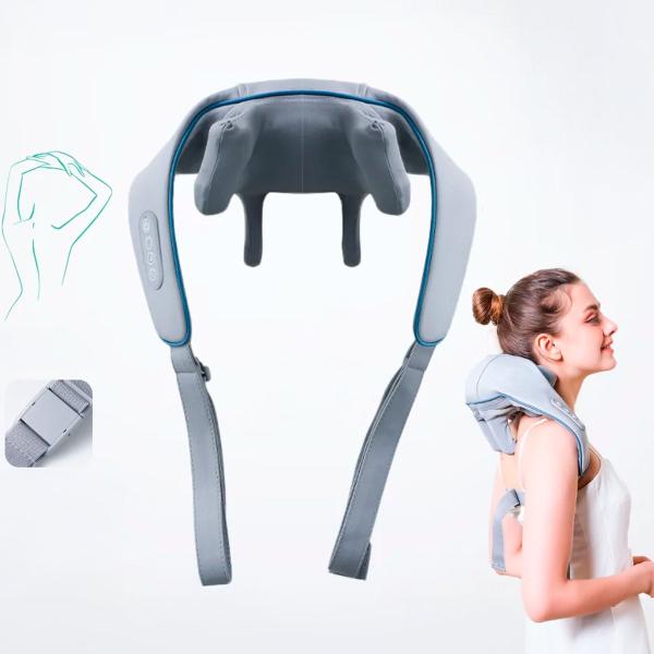 Estimulador de Massagem Recarregável para Pescoço Relaxante Alívio de Dores - GUIRO Imagem de Estimulador de Massagem Recarregável para Pescoço Relaxante Alívio de Dores