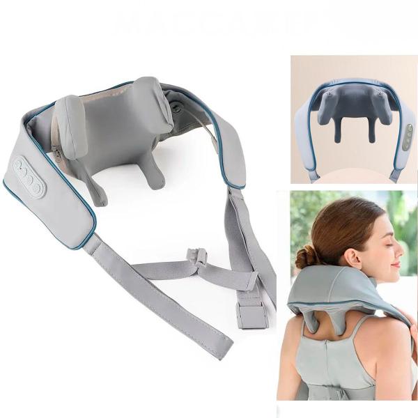 Estimulador de Massagem Recarregável para Pescoço Relaxante Alívio de Dores - GUIRO Imagem de Estimulador de Massagem Recarregável para Pescoço Relaxante Alívio de Dores