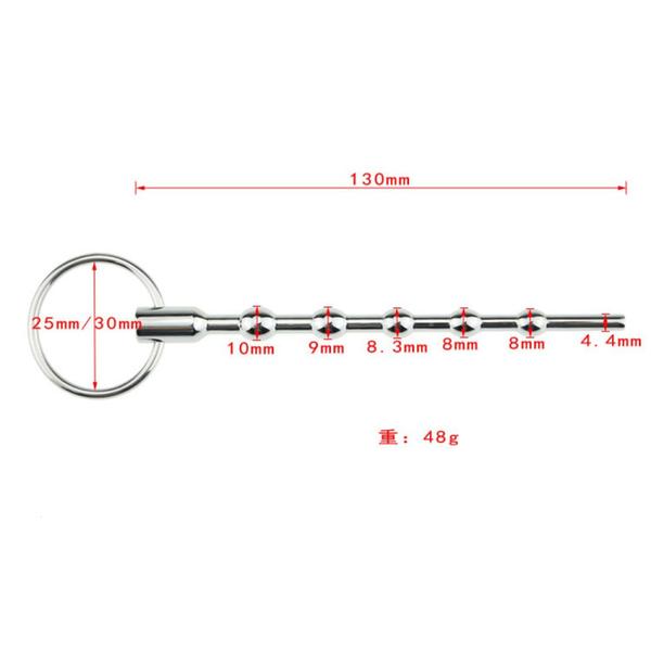 Imagem de Estimulador de Uretra Joia Masculina de Metal  Pênis Plug