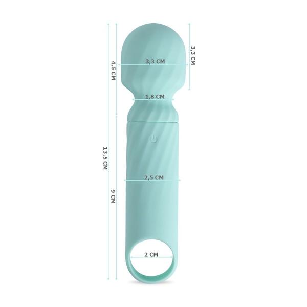 Imagem de Estimulador Multivelocidade Recarregável Sweet Vibe Dengo Verde - 13,5 cm