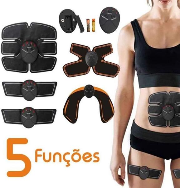 Estimulador Tonificador Muscular 3 em 1 Abdomen, Bracos, Pernas, Ems Fit Control Smart Fitness Pratico EMS Elétrico - Otemu Imagem de Estimulador Tonificador Muscular 3 em 1 Abdomen, Bracos, Pernas, Ems Fit Control Smart Fitness Pratico EMS Elétrico