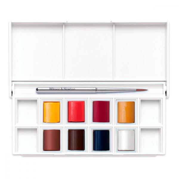 Imagem de Estojo Aquarela Cotman Retrato Portrait Winsor & Newton 8 Cores