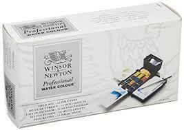 Imagem de Estojo Aquarela Winsor e Newton Artist 12 Pastilhas 190685