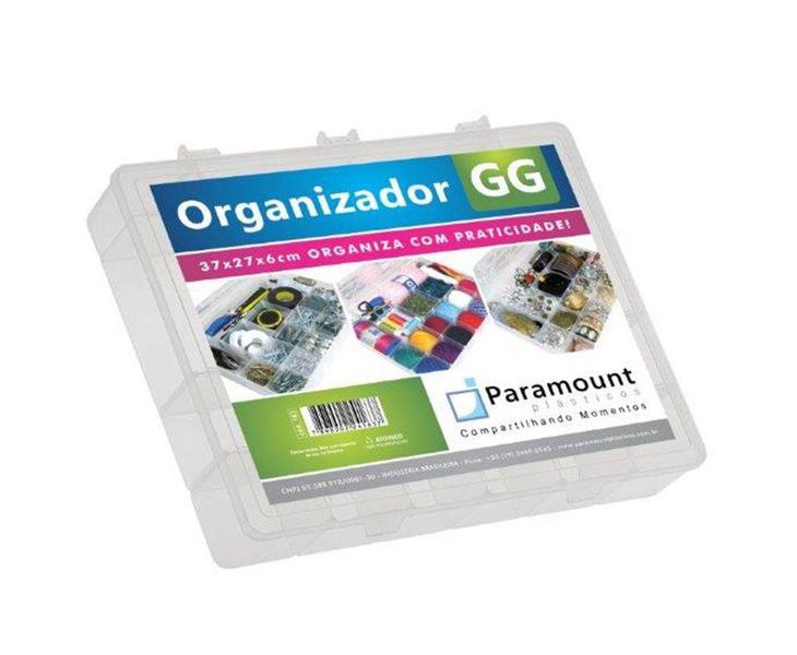 Imagem de Estojo box Organizador Extra Grande GG 37x27x6cm - Paramount