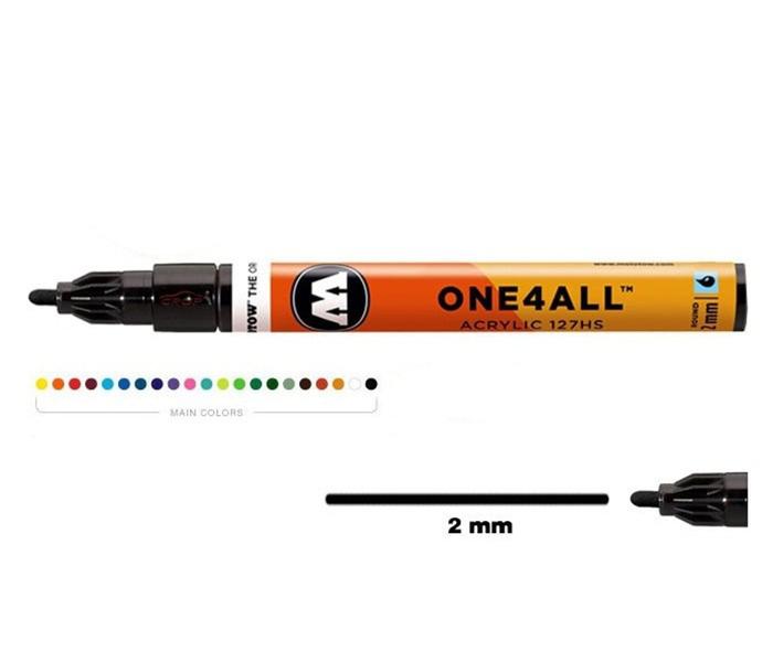 Imagem de Estojo Caneta Marcador Molotow One4all 2mm - 20 Cores