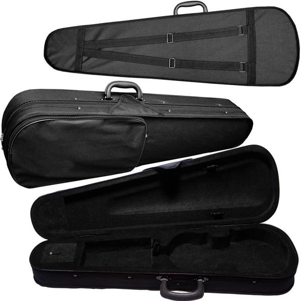 Imagem de Estojo Case Violino Tarttan Gota Standard Preto 1/2