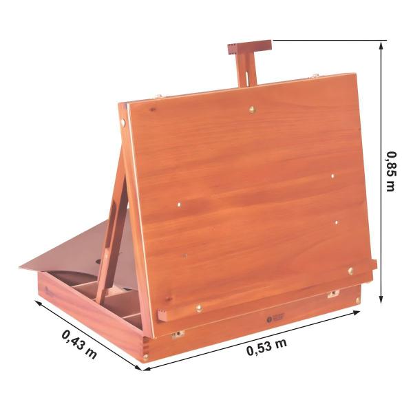 Estojo Cavalete para Pintura Trident Mod. 12507 Imagem de Estojo Cavalete para Pintura Trident Mod. 12507