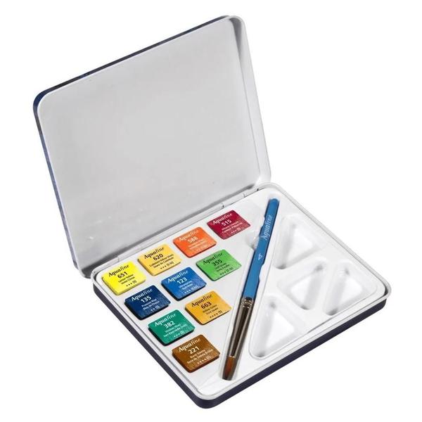 Imagem de Estojo de Aquarela Pastilha Aquafine Daler Rowney 10 Cores