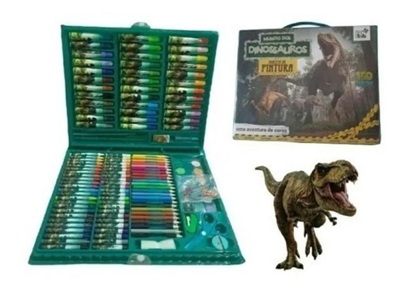 Estojo De Colorir 150 Peças Presente Didático Desenho menino - FUN GAMER Estojo De Colorir 150 Peças Presente Didático Desenho menino - FUN GAMER