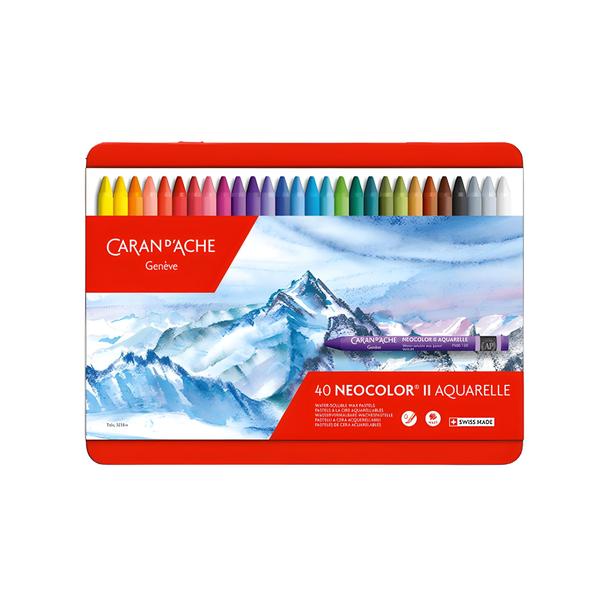 Imagem de Estojo de Giz Pastel Oleoso Neocolor Ii Caran D'ache 40 Cores