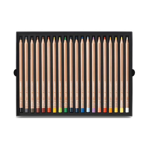 Estojo de Lápis de Cor Luminance 6901 Caran D'ache com 20 Cores - CARANDACHE Imagem de Estojo de Lápis de Cor Luminance 6901 Caran D'ache com 20 Cores