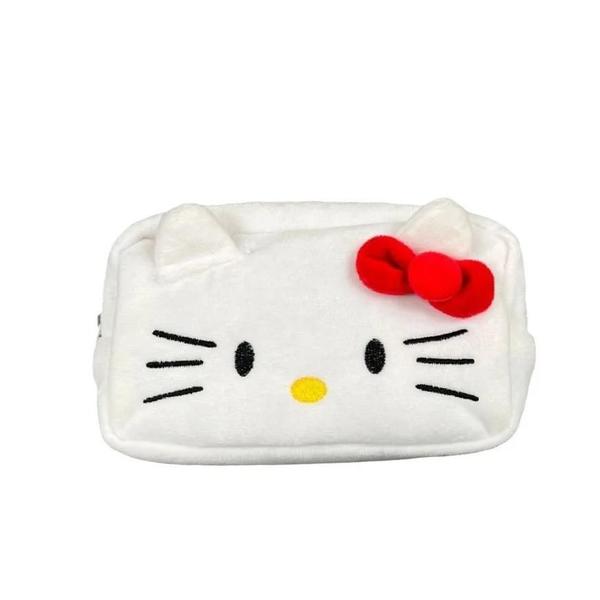 Imagem de Estojo de Lápis Hello Kitty Grande Capacidade - Pelúcia Kawaii para Meninas