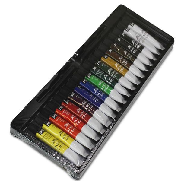 Imagem de Estojo de Tinta Acrílica Pebeo Tubo com 12 ml Studio Acrylics com 18 Cores  668710