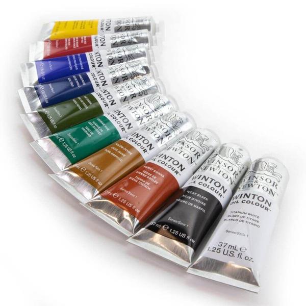 Imagem de Estojo de Tinta Óleo Winton 37ml 10 Cores Winsor & Newton