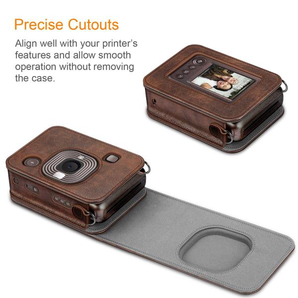 Imagem de Estojo de transporte Fintie para Fujifilm Instax Mini LiPlay Brown