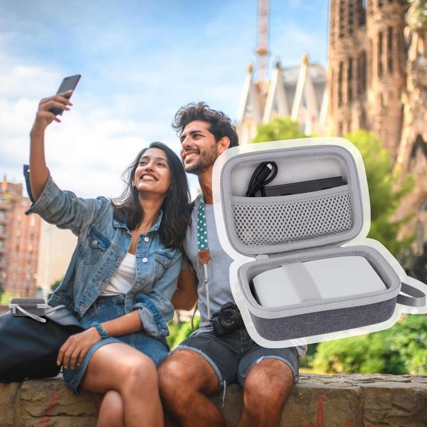 Imagem de Estojo de viagem Co2crea Hard EVA Shell para impressora de smartphone Fujifilm Instax Mini Link 3