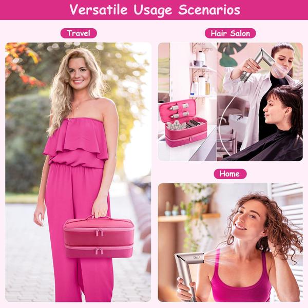 FLEXIA VITAL-EVOLUTION アイピロー サポーターセット Estojo de viagem para secador de cabelo Shark Flexstyle P-PINK