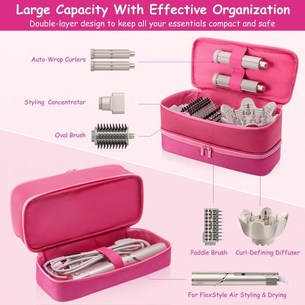 Estojo de viagem para secador de cabelo Shark Flexstyle P-PINK