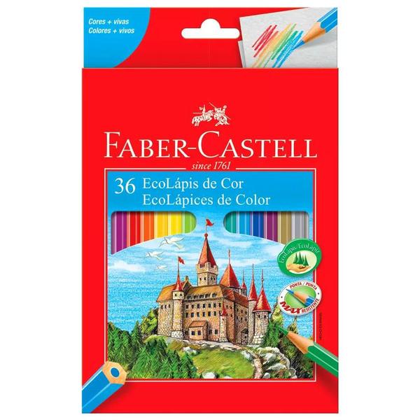 Imagem de Estojo Ecolapis 120126 com 36 Cores Faber Castell