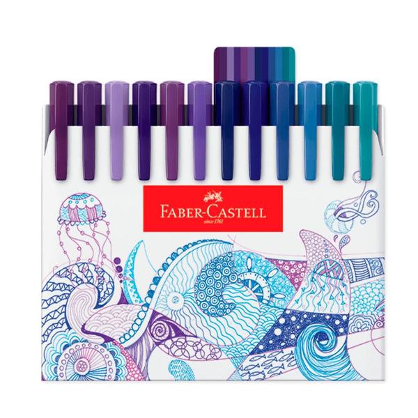 Imagem de Estojo Fine Pen com 48 cores - Faber Castell