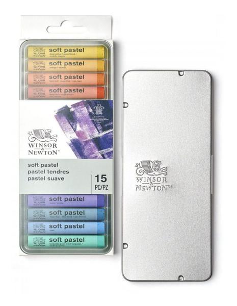 Imagem de Estojo Giz Pastel Seco 15 Cores Macio Winsor & Newton