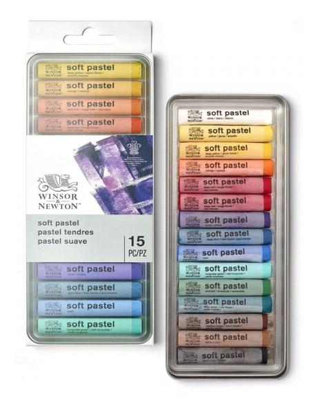 Imagem de Estojo Giz Pastel Seco 15 Cores Macio Winsor & Newton