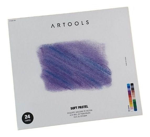 Imagem de Estojo Giz Pastel Seco 24 Cores - Artools Soft Pastel