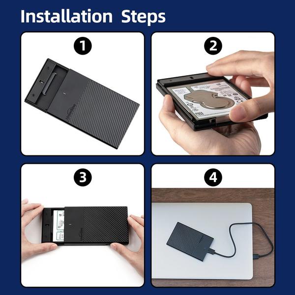 Imagem de Estojo HDD 2.5 Compartimento USB 3.0 HDD/SSD UnionSine