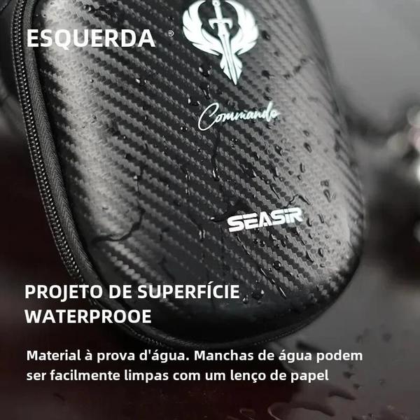 Imagem de Estojo Impermeável para Carretilha de Pesca Sete Commando - Carbono e EVA