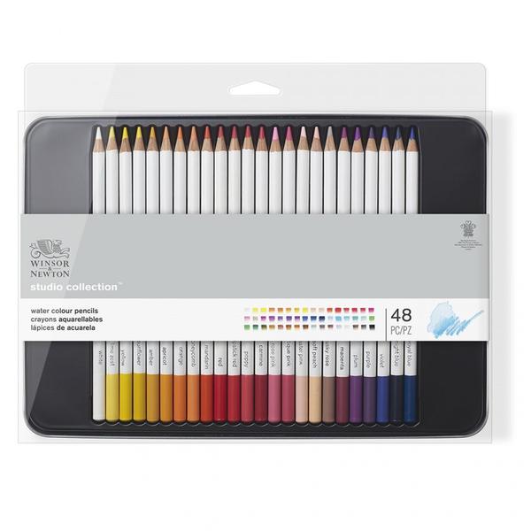 Imagem de Estojo Lápis 48 Cores Aquarelável Winsor & Newton