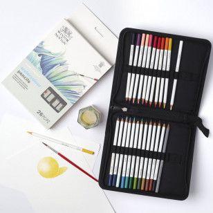 Imagem de Estojo Lápis Aquarela Winsor & Newton Studio Collection 26pcs