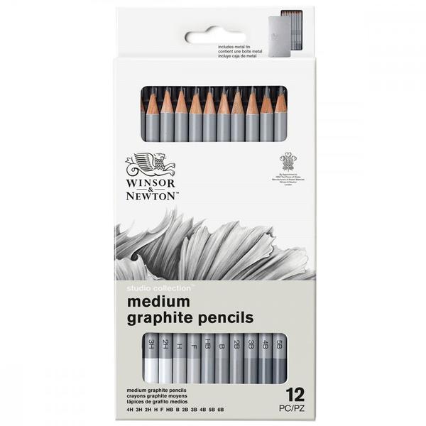 Imagem de Estojo Lápis Grafite Winsor & Newton 12 Graduações