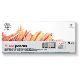 Imagem de Estojo Lápis Mixed Winsor & Newton Studio Collection 45pcs