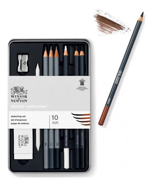 Imagem de Estojo Lápis Sketching Winsor & Newton 10 Peças