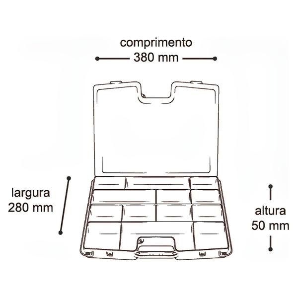 Imagem de Estojo Organizador 15" MC 8003 - Arqplast