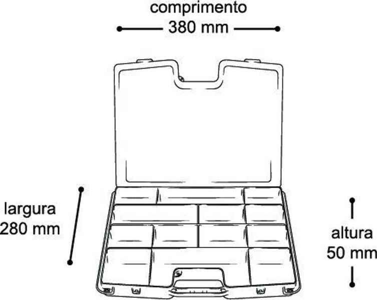 Imagem de Estojo organizador 8003 - Arqplast