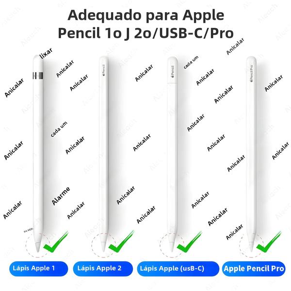 Imagem de Estojo para Apple Pencil (1ª e 2ª Geração) - Soft, Hard e com Nibs 2B e HB