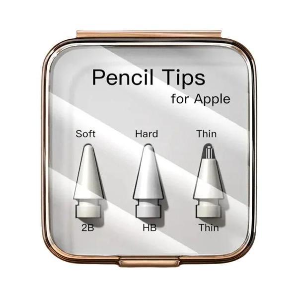 Imagem de Estojo para Apple Pencil (1ª e 2ª Geração) - Soft, Hard e com Nibs 2B, HB e 3.0