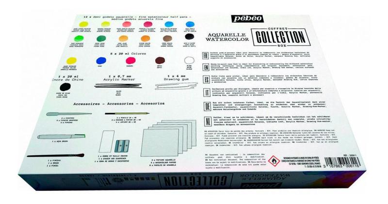 Imagem de Estojo Para Tinta Aquarela Pebeo Collection Box