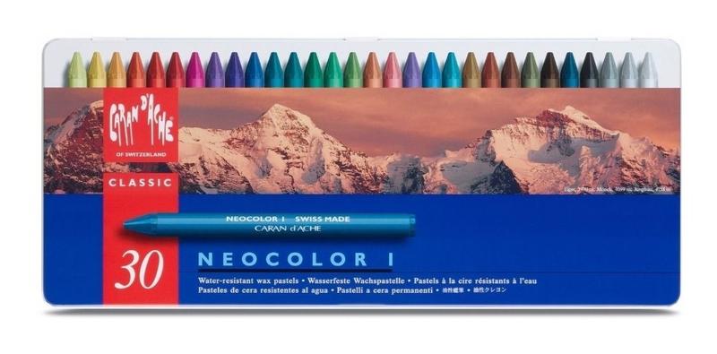 Imagem de Estojo Pastel Oleoso Caran D'ache Neocolor I 30 Cores